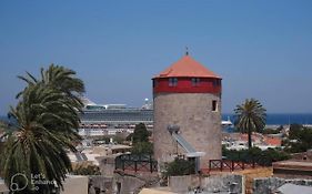 A Medieval Windmill Tower With Magnificent View