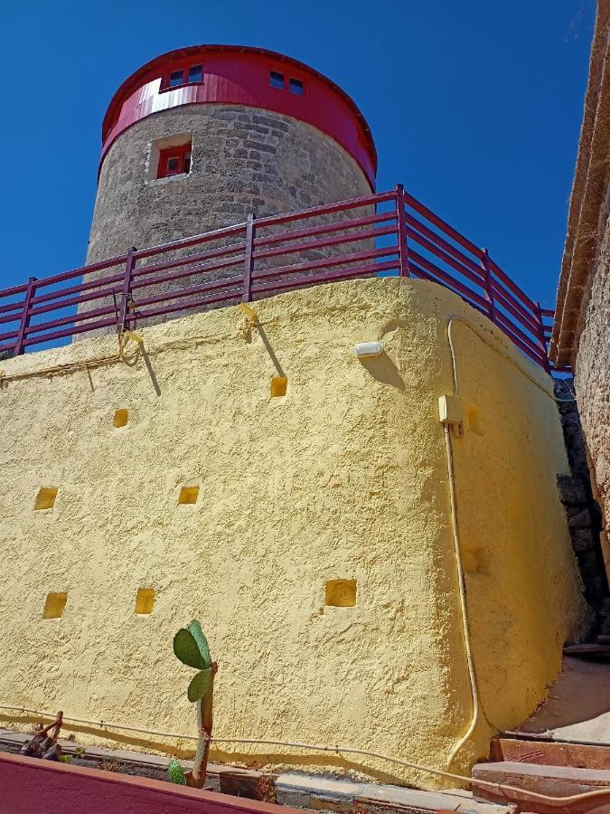 A Medieval Windmill Tower With Magnificent View Rhodes City Εξωτερικό φωτογραφία
